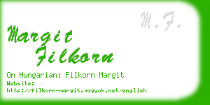 margit filkorn business card